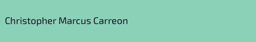 Christopher Marcus Carreon